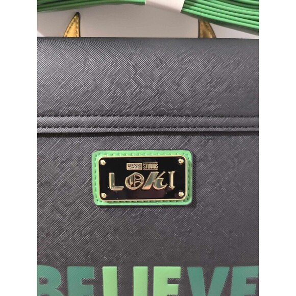 Loungefly Marvel Loki For President Cosplay Crossbody NEW Handbag Tie - Picture 3 of 6